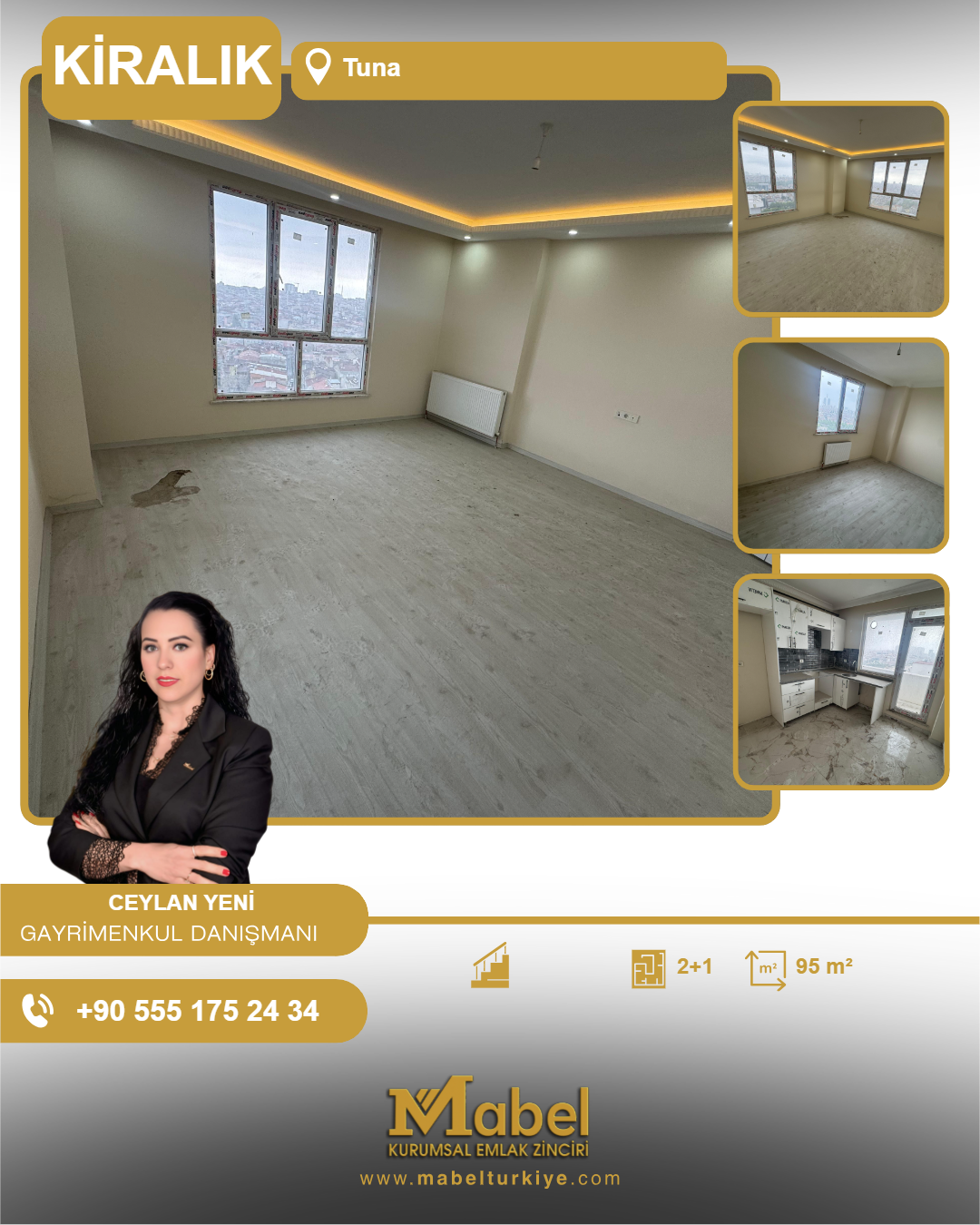 MABEL 'DEN SİTE İÇERİSİNDE SATILIK DAİRE 3+1..!!